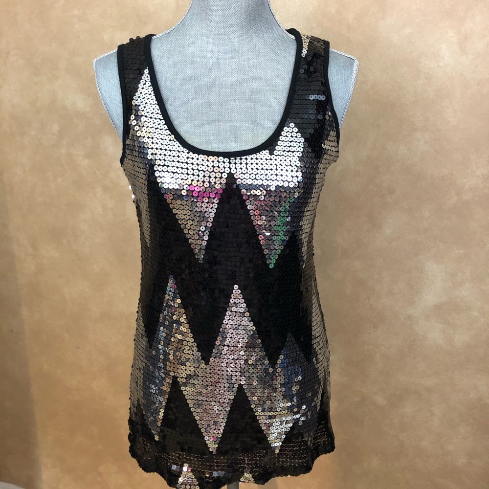 Sequin Tank Top